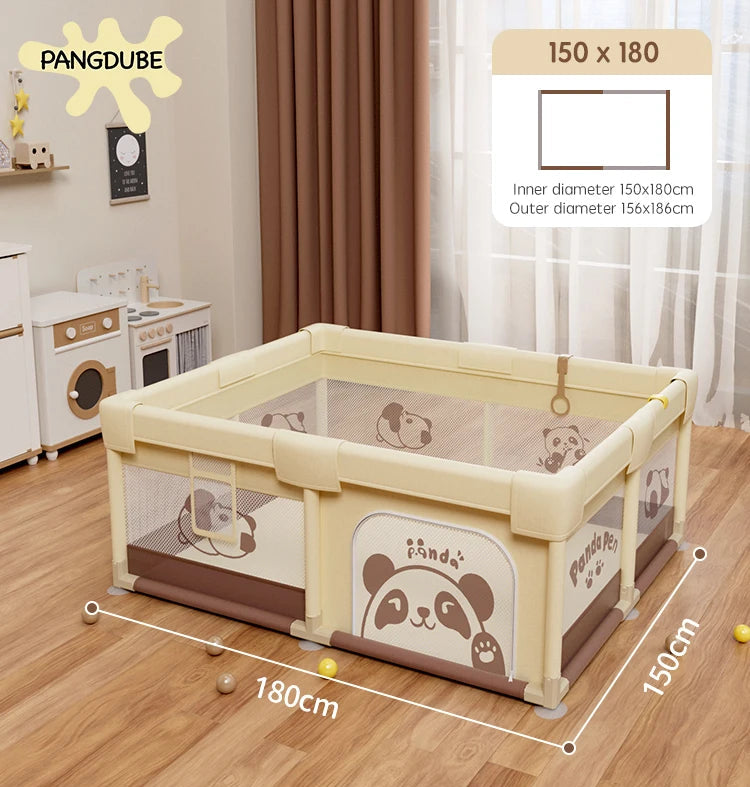 גדר משחק לפעוטות בעיצוב פנדה | 4 גדלים לבחירה מבית PANGDUBE